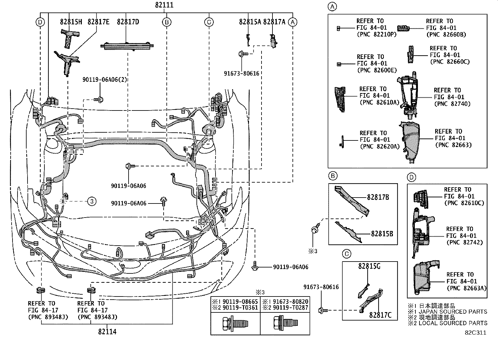 82121-06R40 WIRE, ENGINE product image