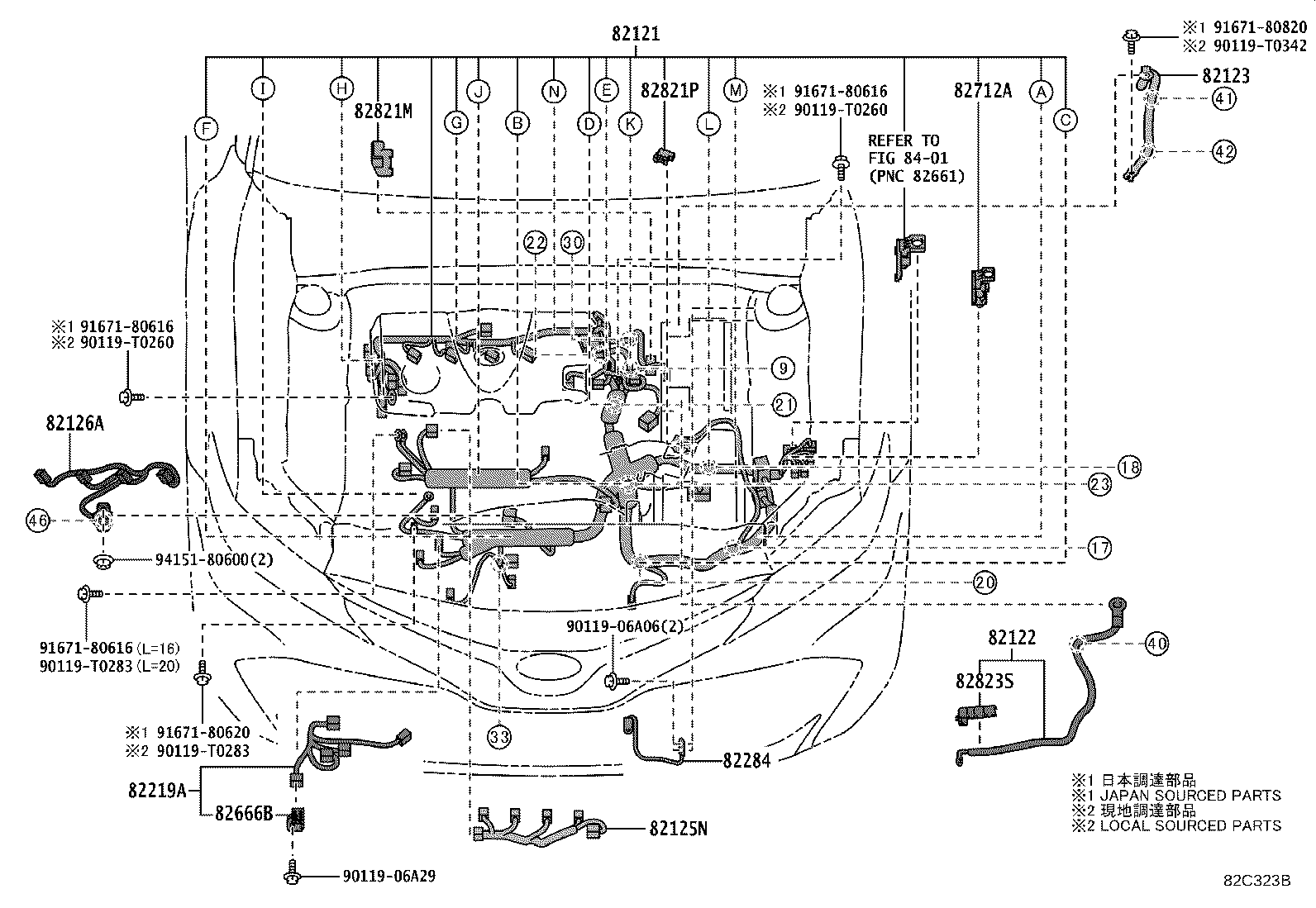 82121-06R40 WIRE, ENGINE product image