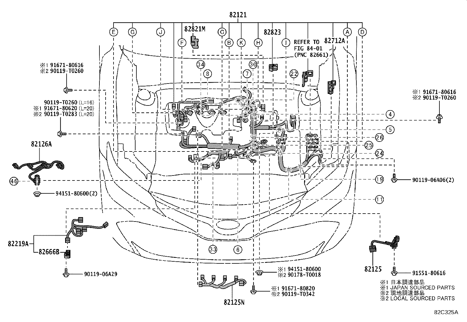 82121-06R40 WIRE, ENGINE product image