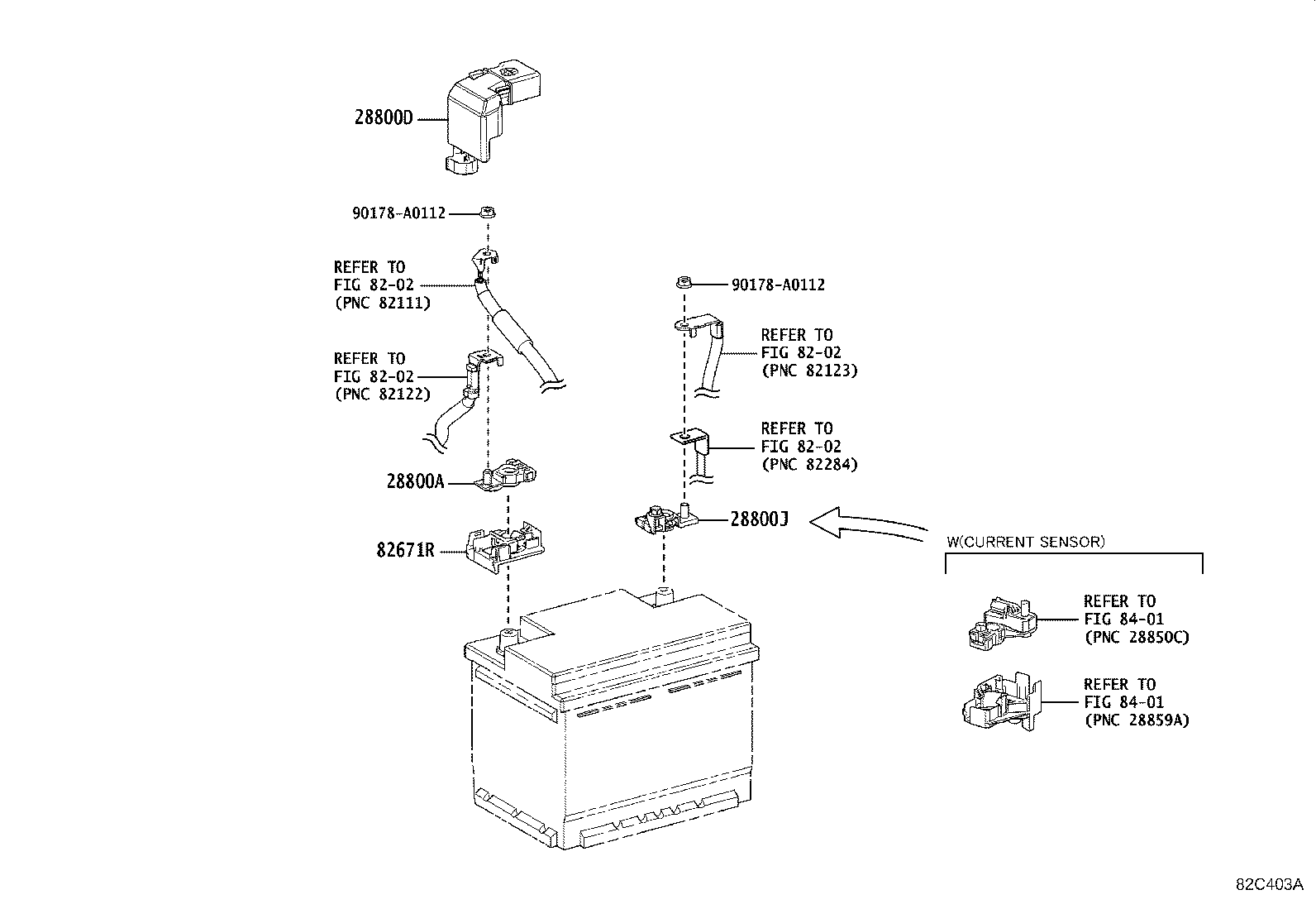 Toyota 28885-F0030 HOSE, BATTERY