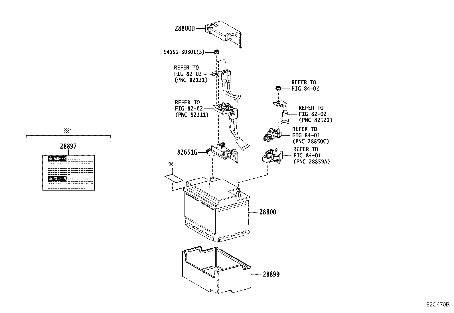 Toyota 28885-24010 HOSE, BATTERY