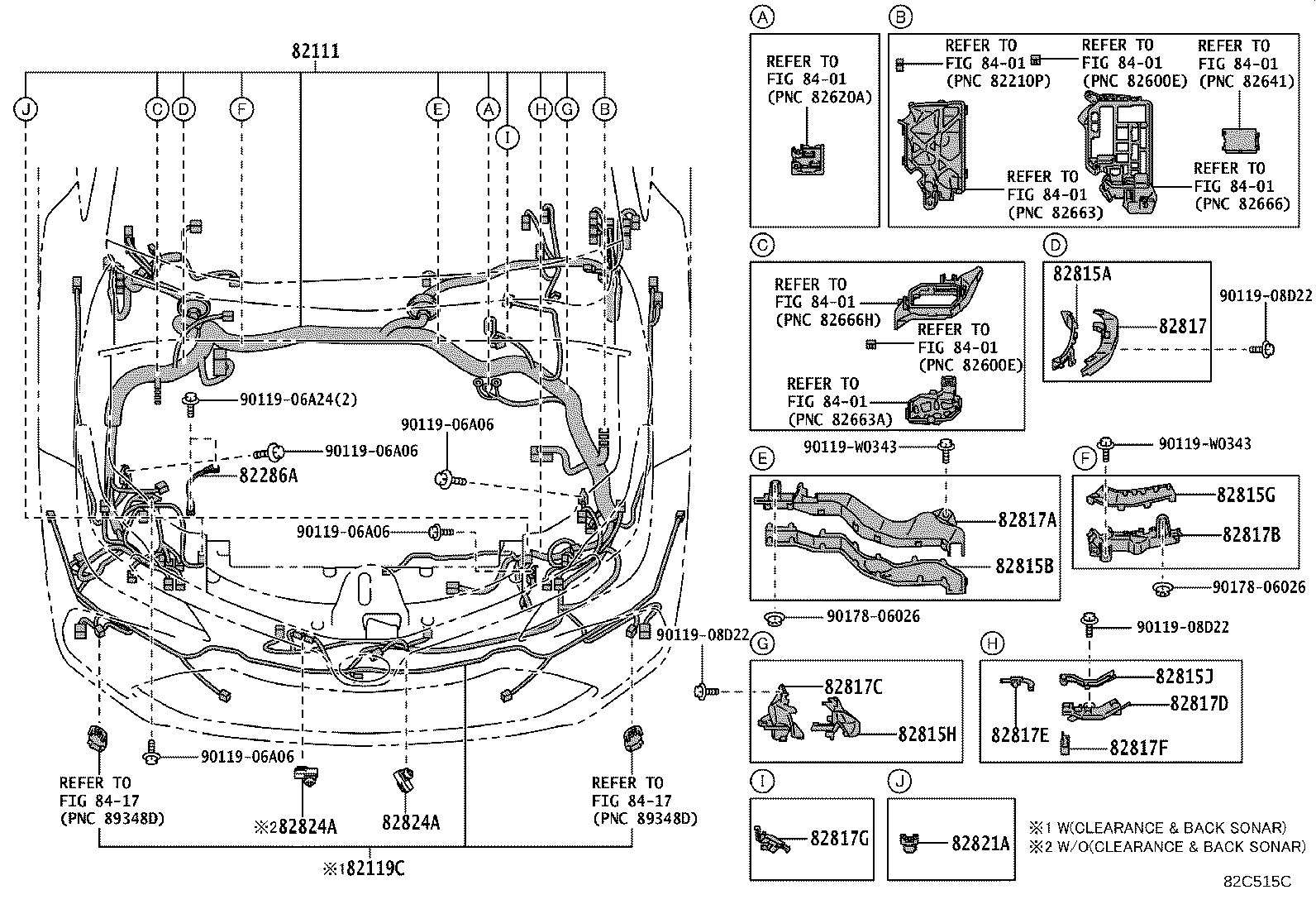 82817-47N40 PROTECTOR, WIRING HARNESS, NO.2 product image