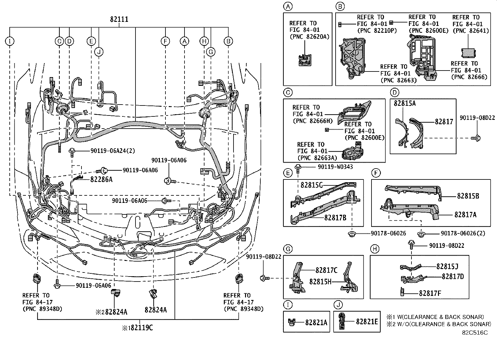82817-47N40 PROTECTOR, WIRING HARNESS, NO.2 product image