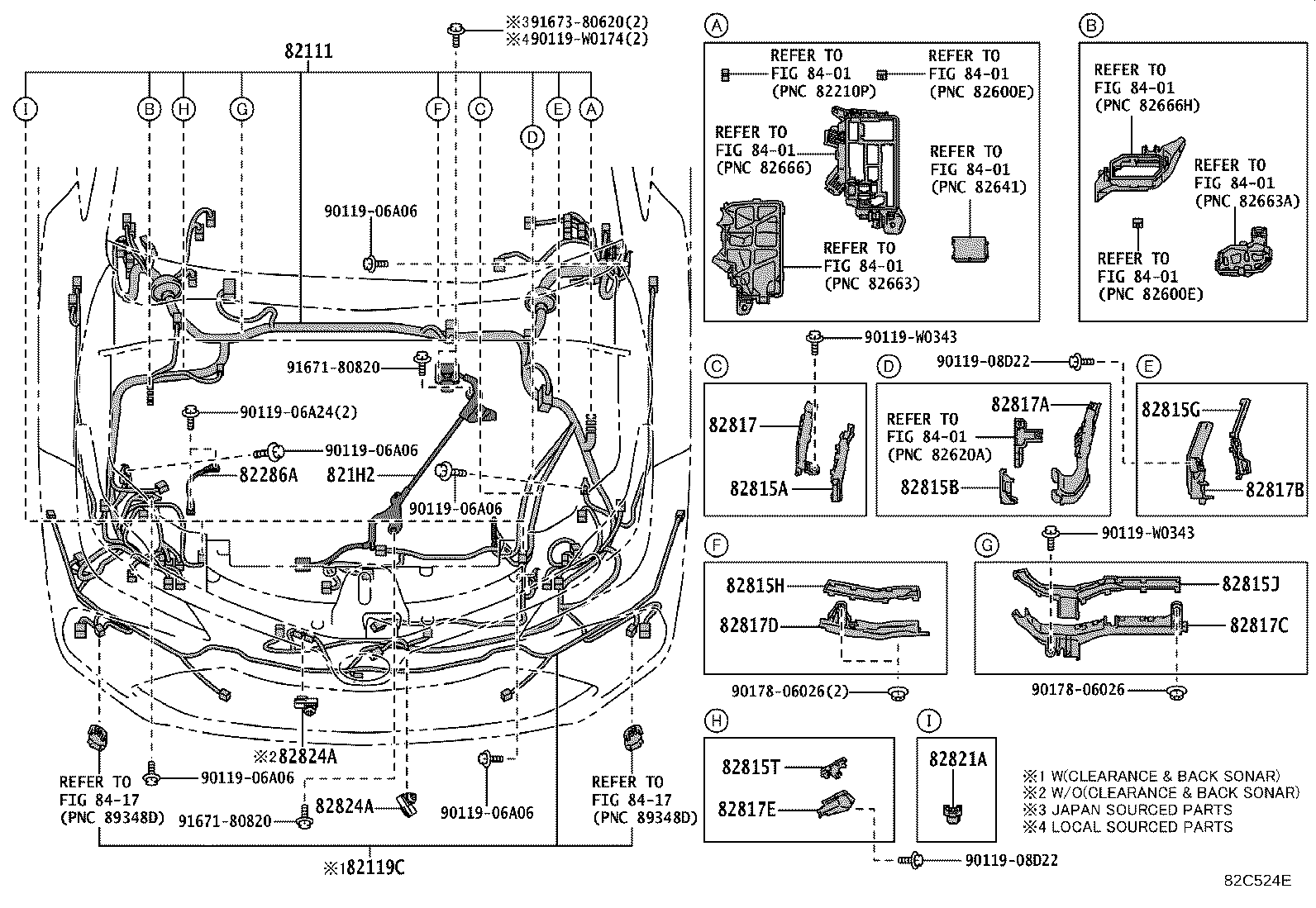 82817-47N40 PROTECTOR, WIRING HARNESS, NO.2 product image