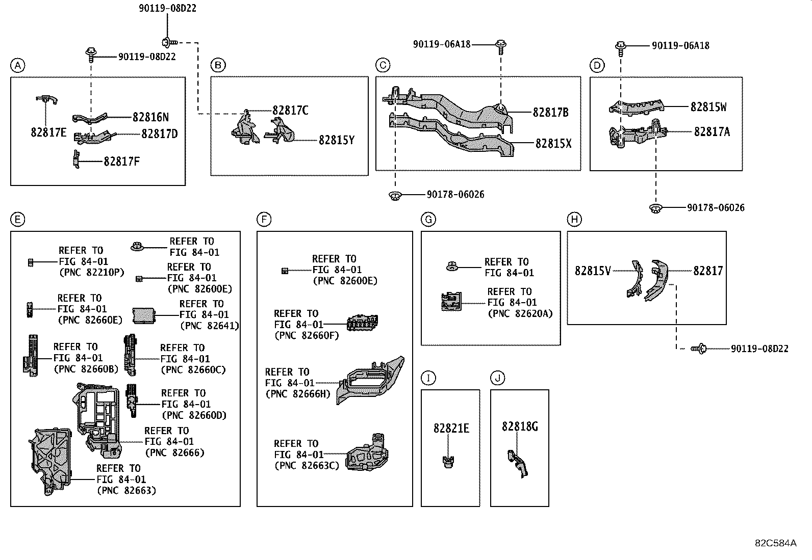 Toyota 82161-1AC00 WIRE, FLOOR