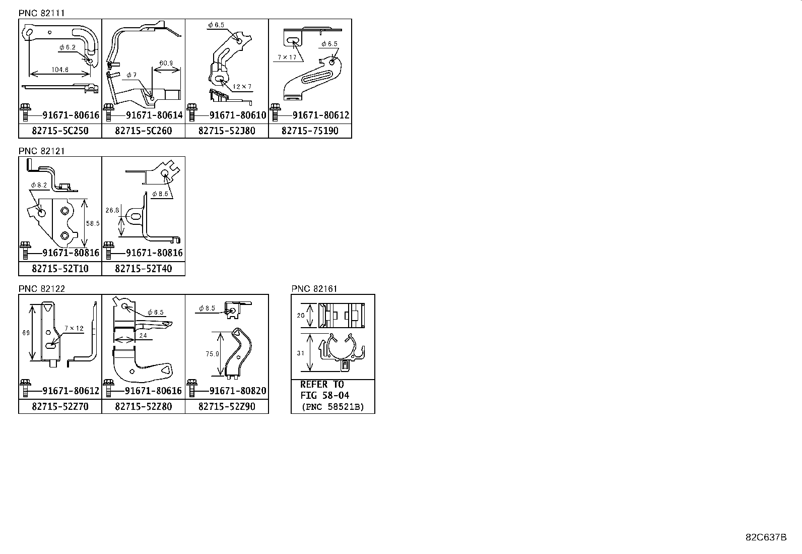 82219-52080 WIRE, SENSOR product image
