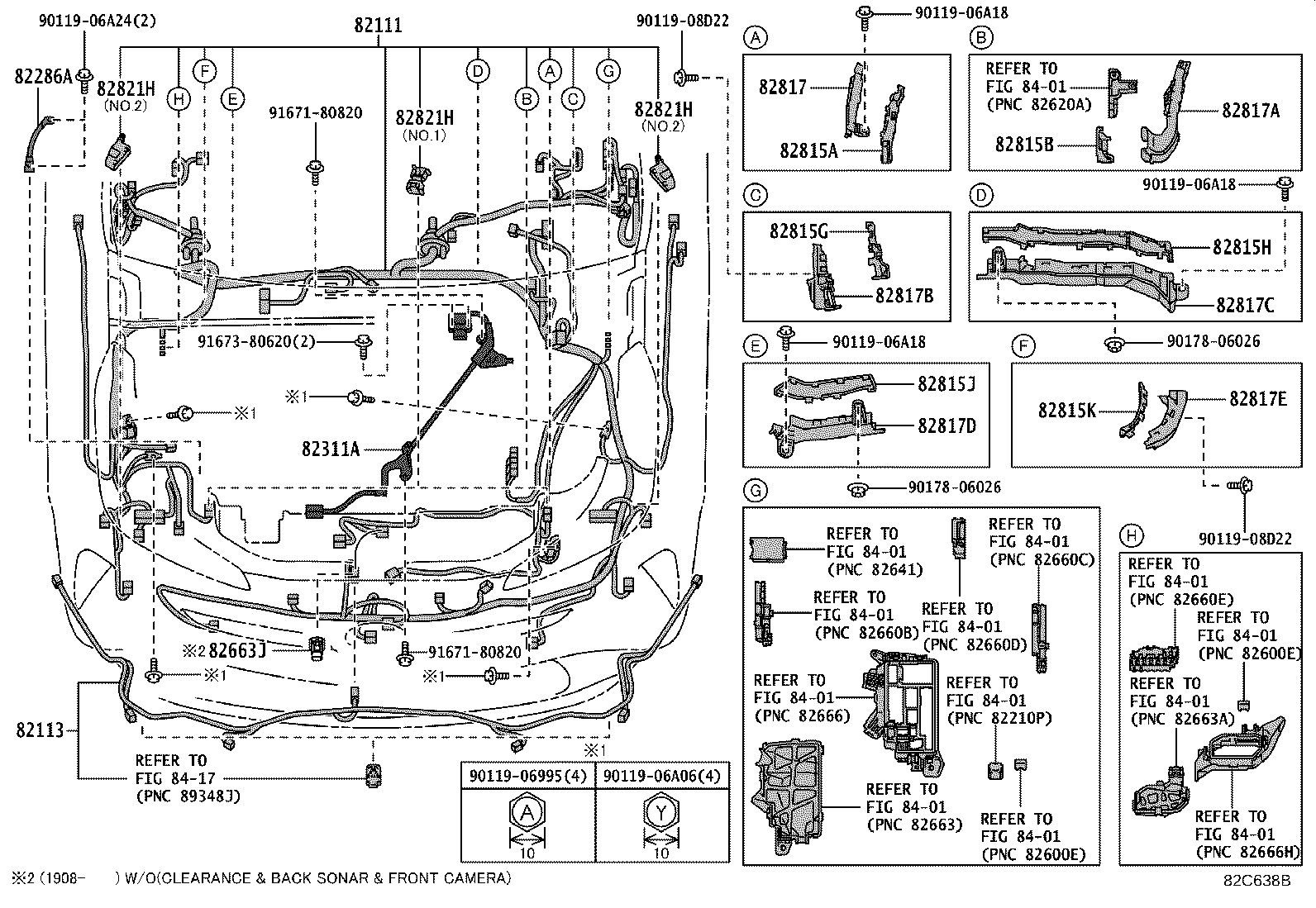 82142-47691 WIRE, INSTRUMENT PANEL, NO.2 product image