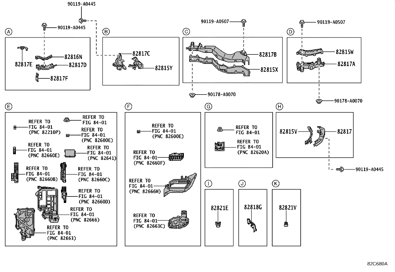 Toyota 82219-0A040 WIRE, SENSOR