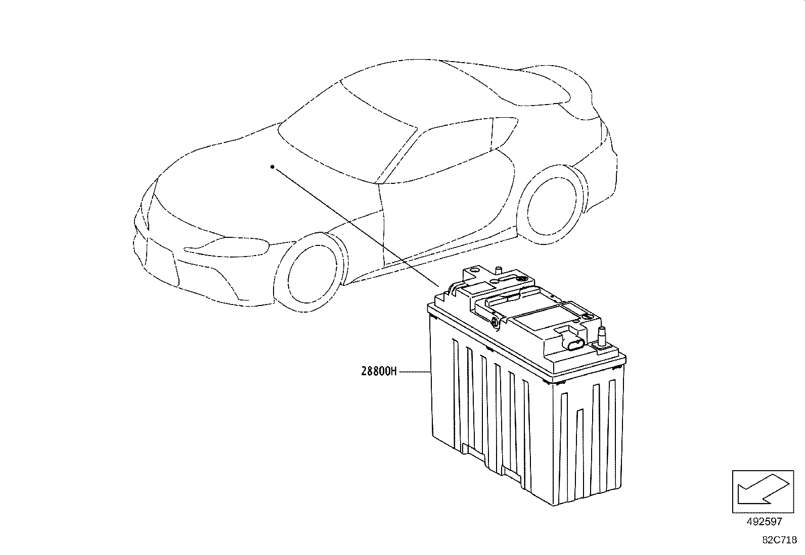 28800-WAA10 BATTERY, NO.2 product image