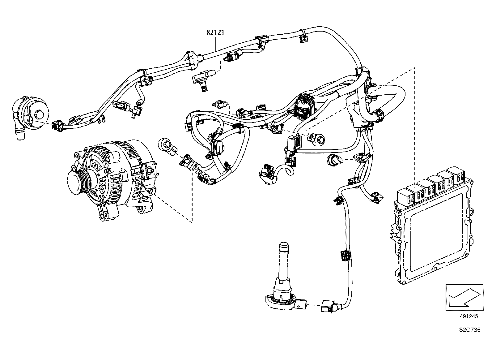 82817-WAA01 PROTECTOR, WIRING HARNESS, NO.1 product image