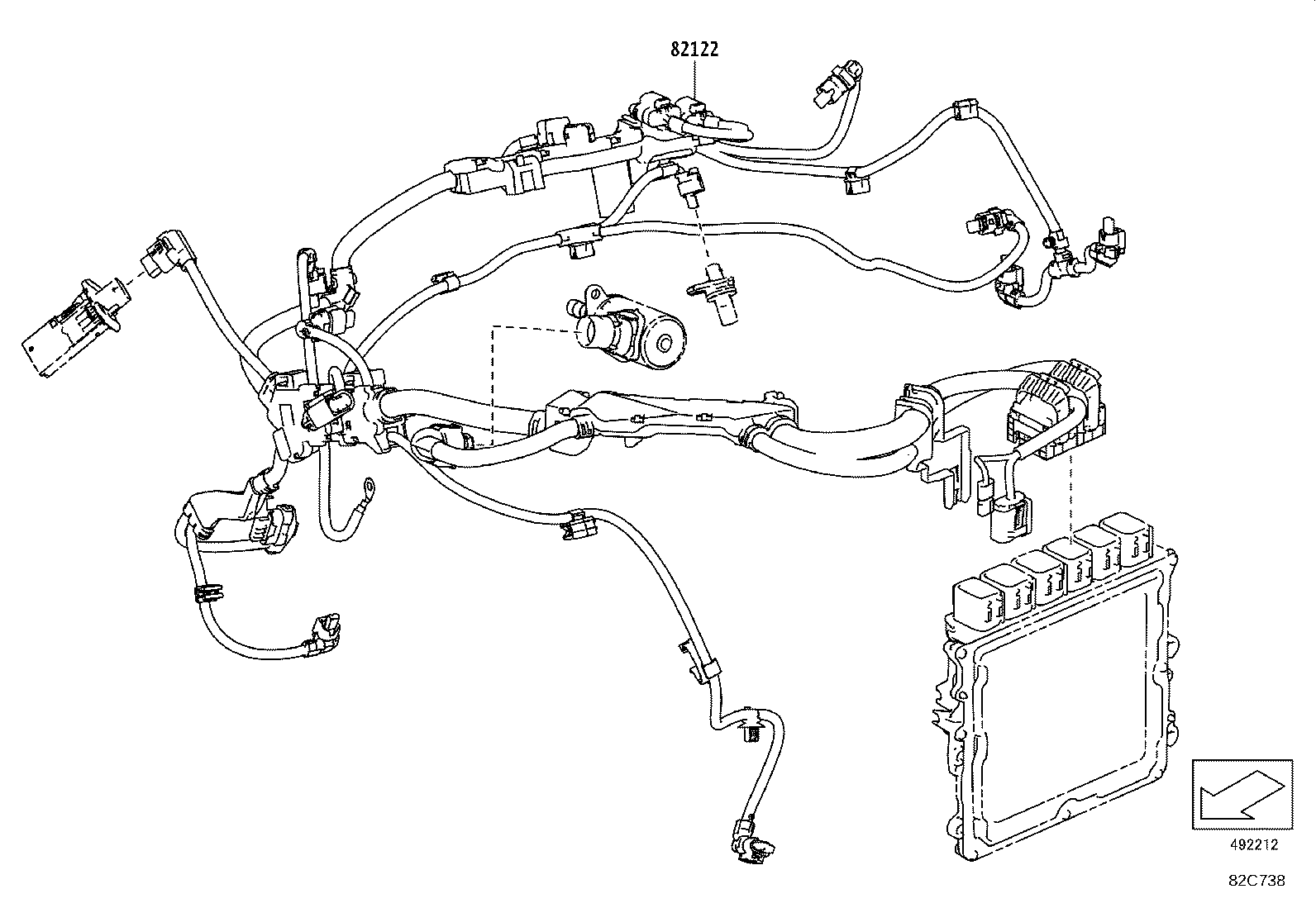 82817-WAA01 PROTECTOR, WIRING HARNESS, NO.1 product image