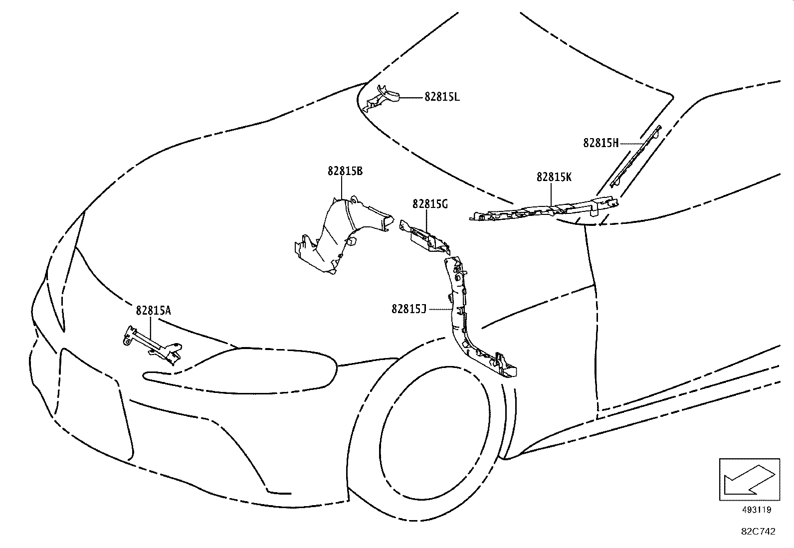 82817-WAA01 PROTECTOR, WIRING HARNESS, NO.1 product image