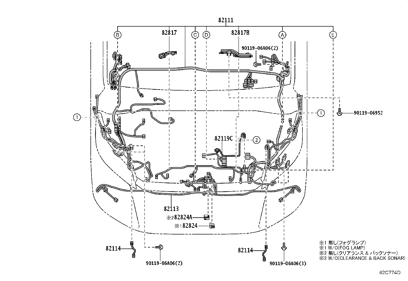 82817-26Y40 PROTECTOR, WIRING HARNESS, NO.1 product image