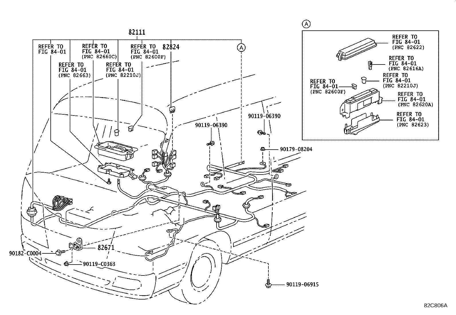 82817-36280 PROTECTOR, WIRING HARNESS, NO.1 product image