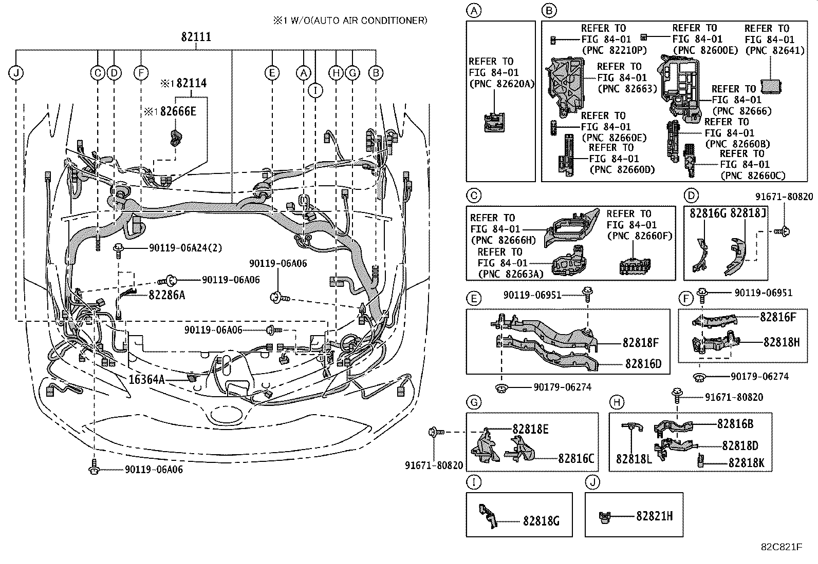 82114-02060 WIRE, ENGINE ROOM, NO.4 product image
