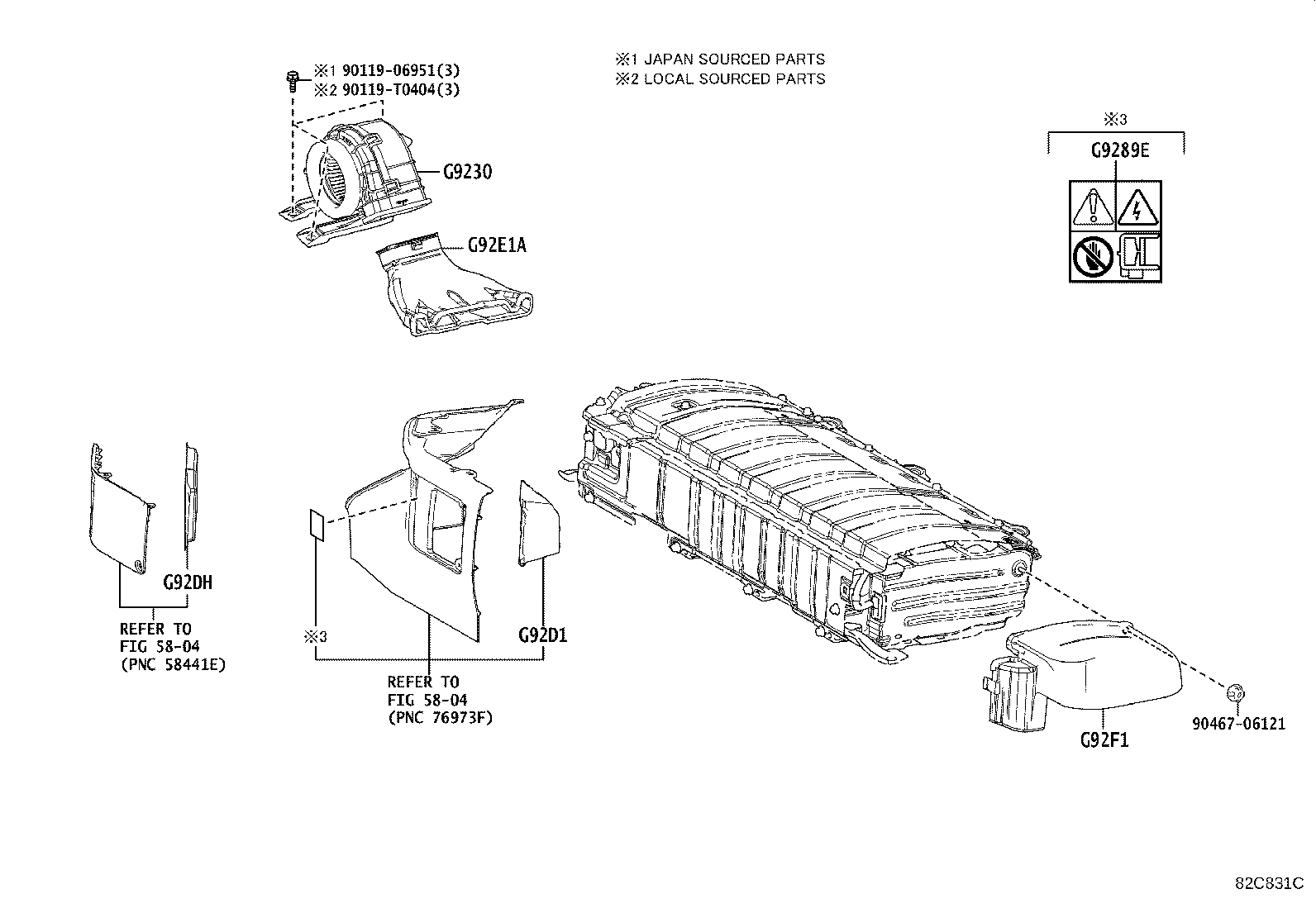 28899-0T040 INSULATOR, BATTERY product image