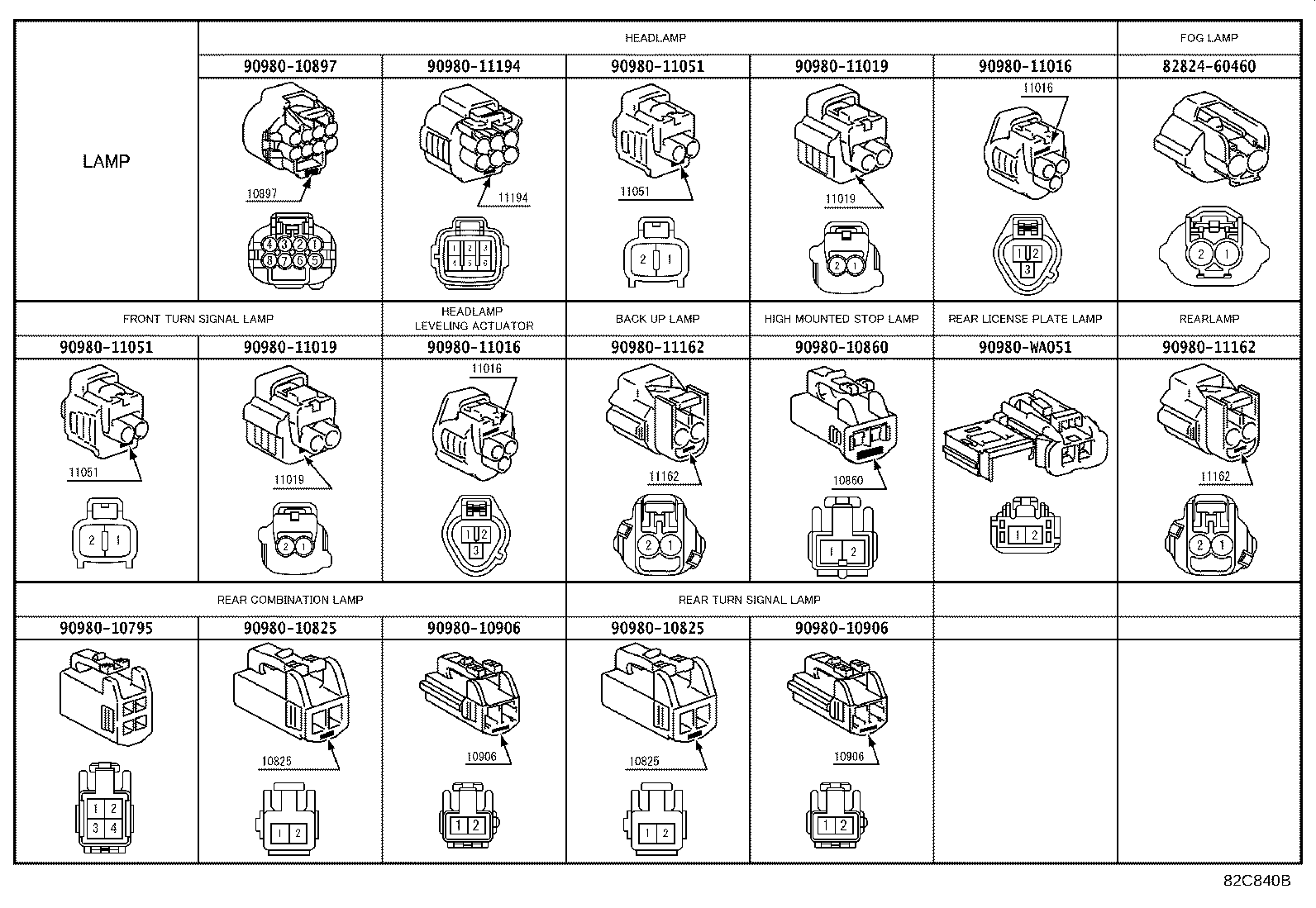 82165-02140 WIRE, FRAME, NO.2 product image