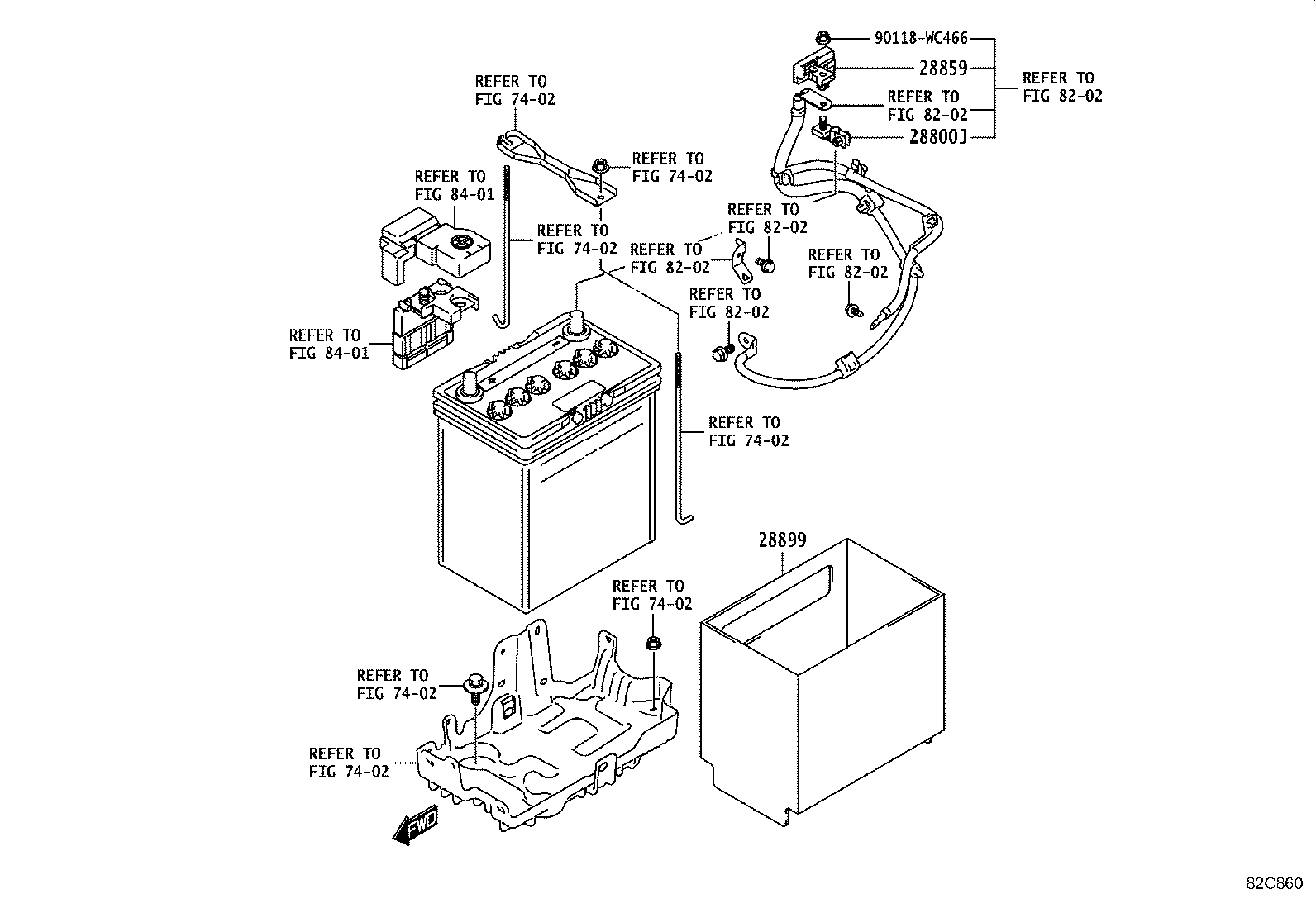 28899-WC001 INSULATOR, BATTERY product image