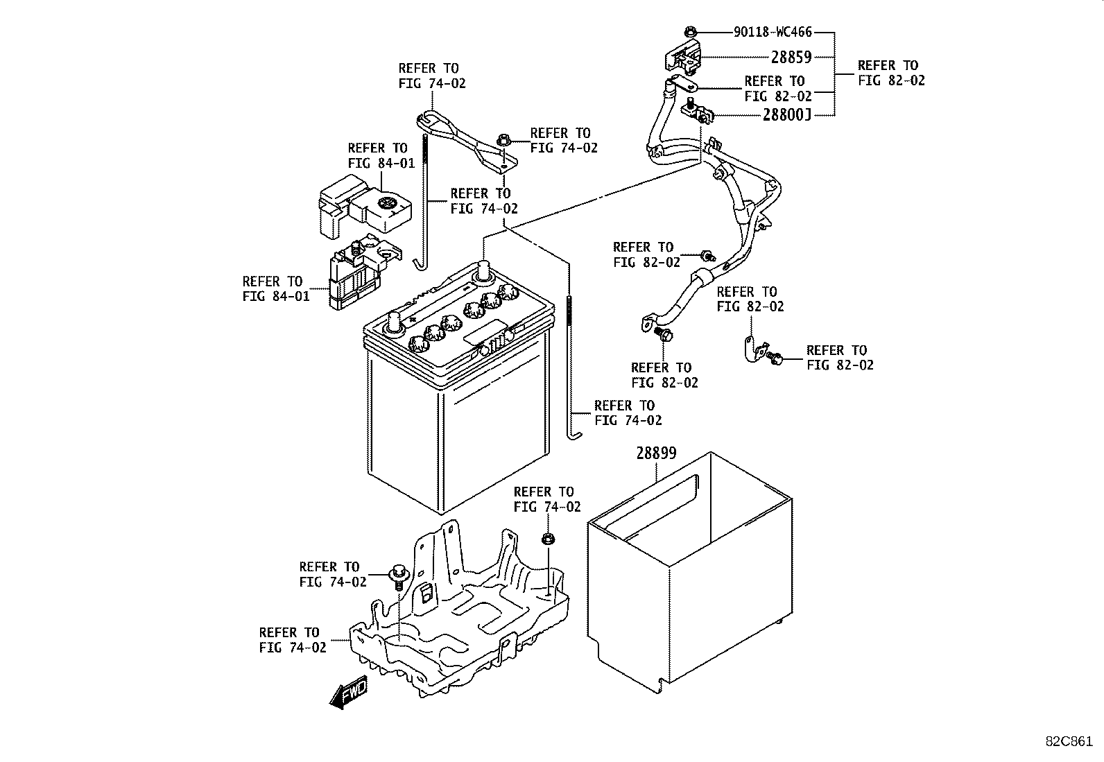 28899-WC001 INSULATOR, BATTERY product image