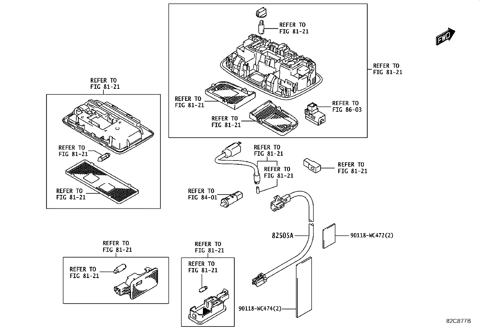 82817-WC001 SUPPORT, WIRING HARNESS product image