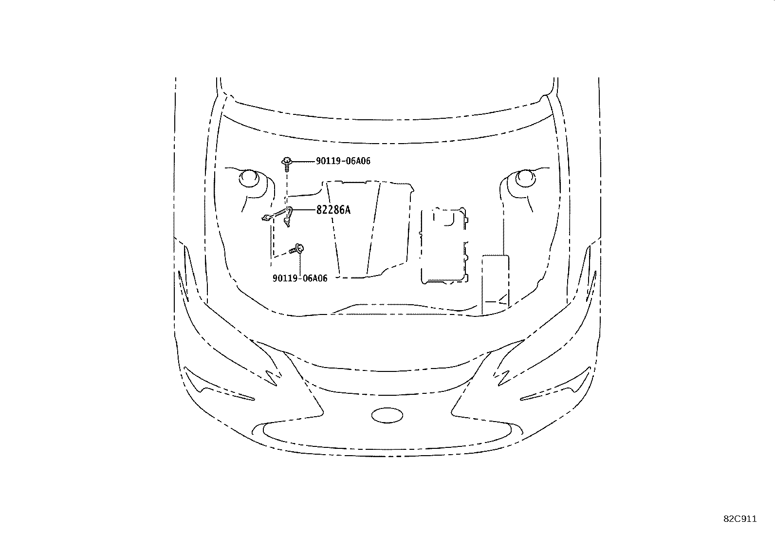 82151-06M40 WIRE, FRONT DOOR, RH product image