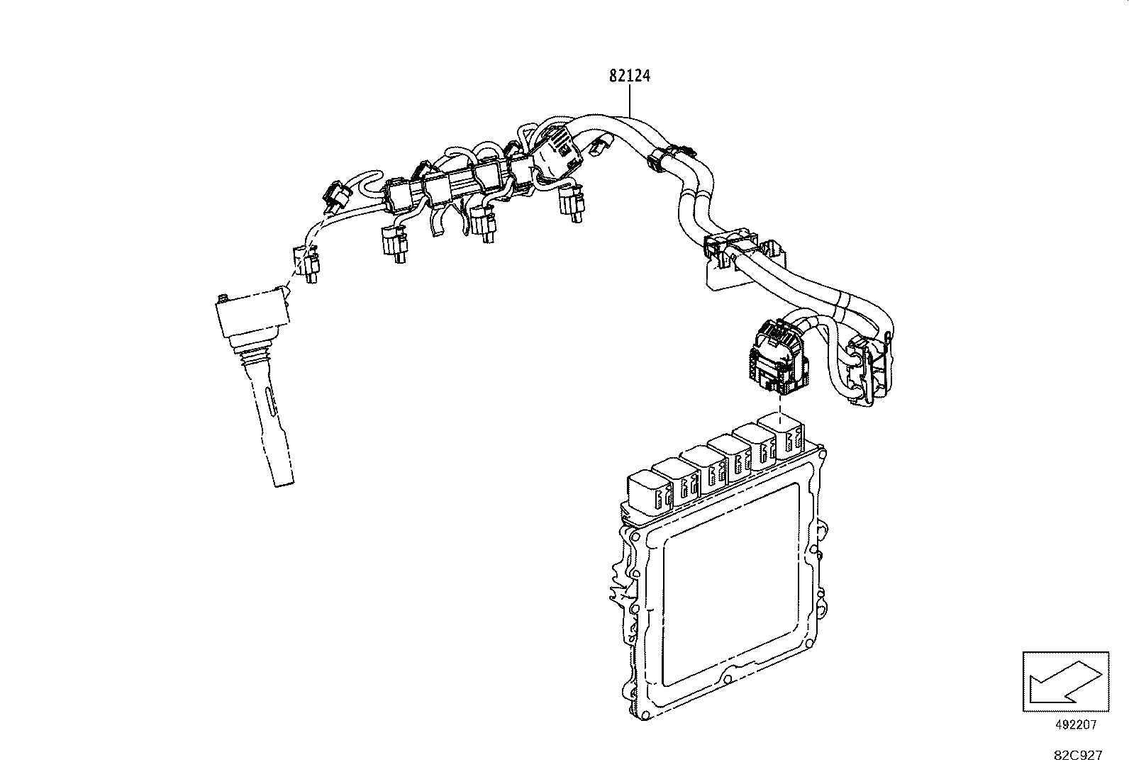82817-WAA01 PROTECTOR, WIRING HARNESS, NO.1 product image