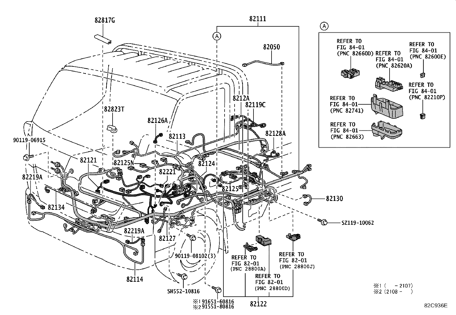 82142-3VM50 WIRE, INSTRUMENT PANEL, NO.2 product image