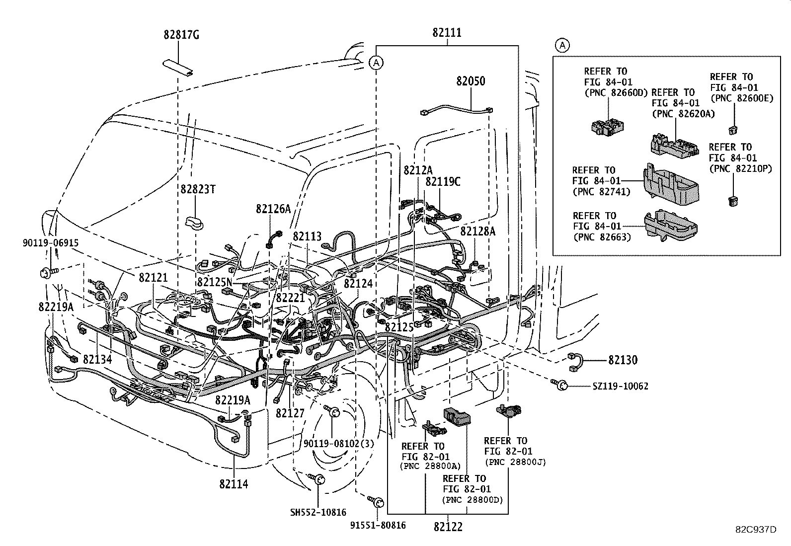 82142-3VM50 WIRE, INSTRUMENT PANEL, NO.2 product image