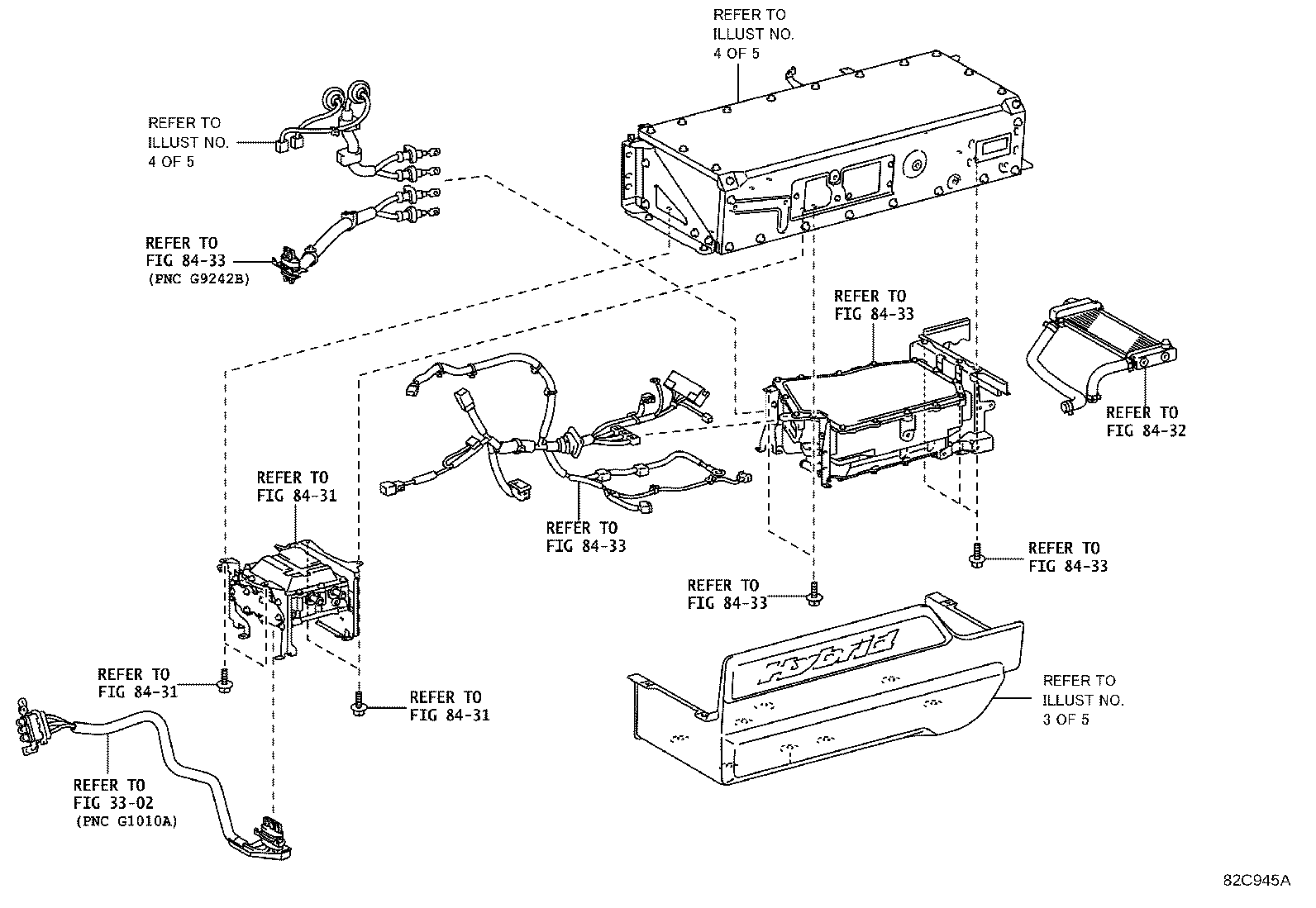 74402-37051 BRACKET, HYBRID BATTERY CARRIER, NO.2 product image