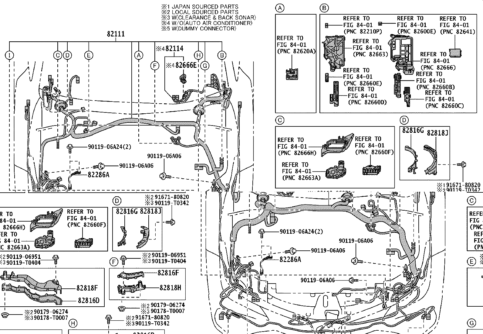 82114-02060 WIRE, ENGINE ROOM, NO.4 product image