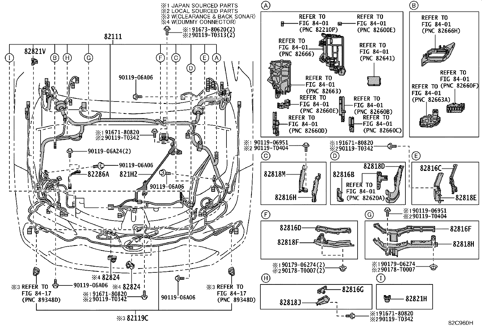 82114-02060 WIRE, ENGINE ROOM, NO.4 product image