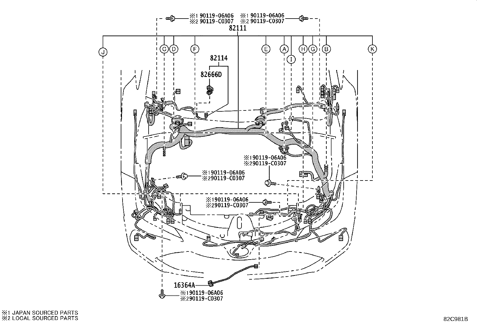 82817-02R60 PROTECTOR, WIRING HARNESS, NO.3 product image
