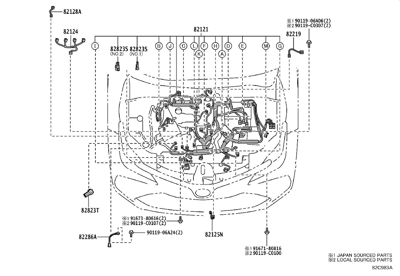82817-02R60 PROTECTOR, WIRING HARNESS, NO.3 product image