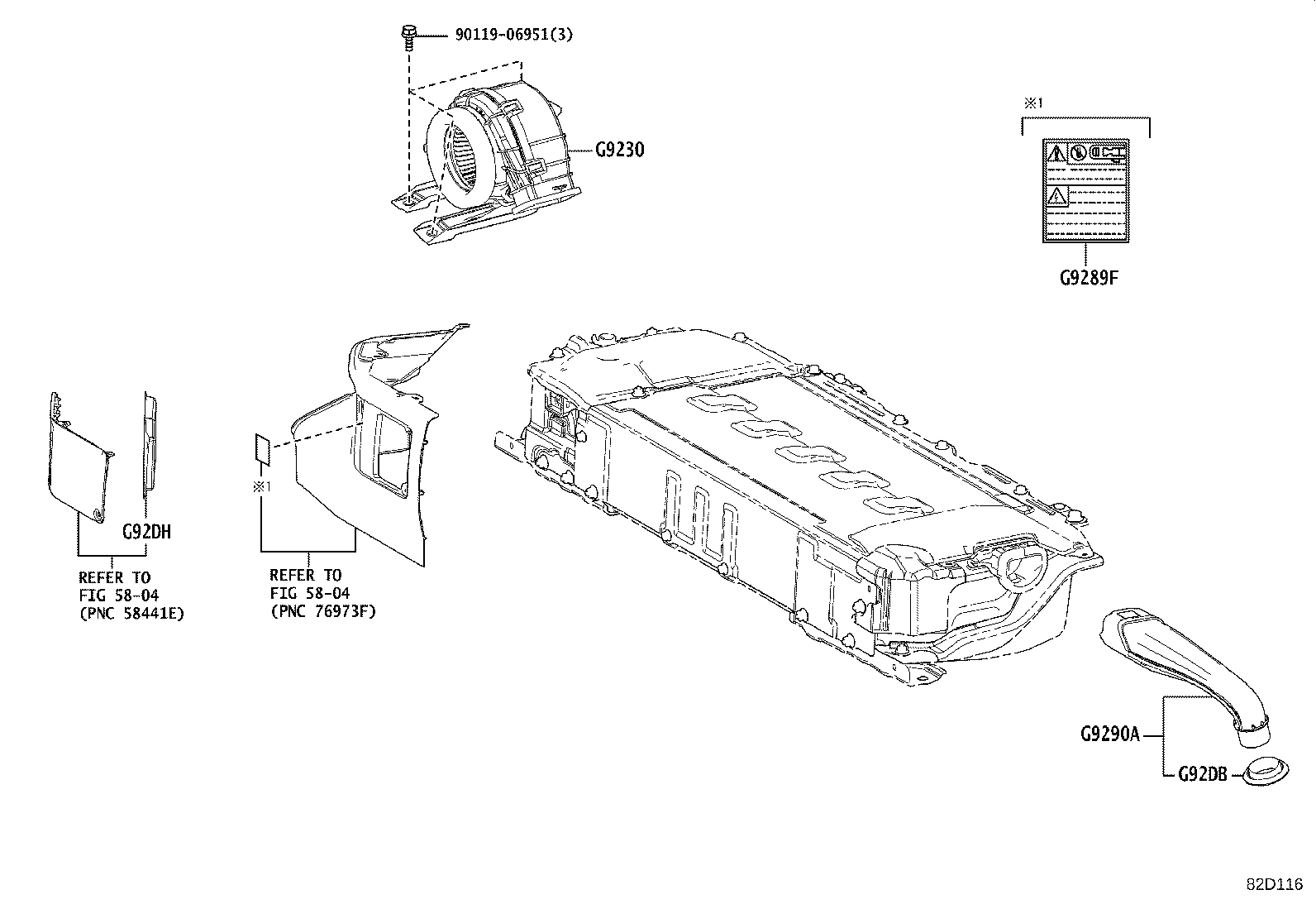 28899-37061 INSULATOR, BATTERY product image