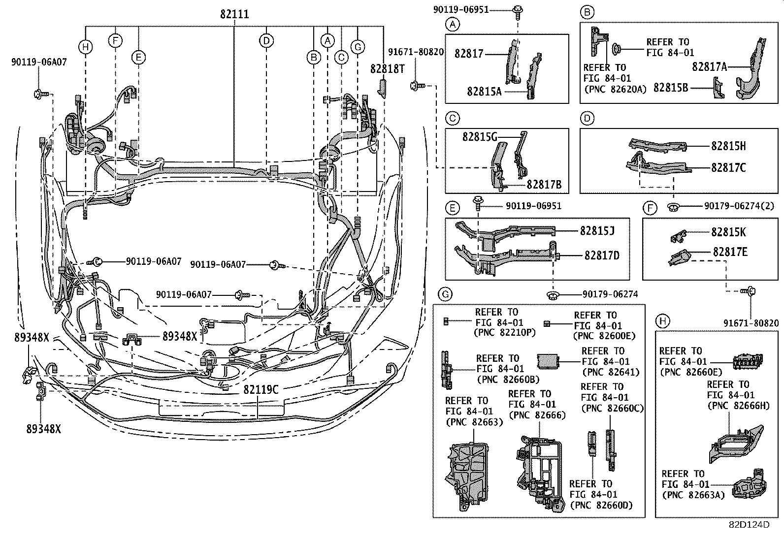82142-10050 WIRE, INSTRUMENT PANEL, NO.2 product image