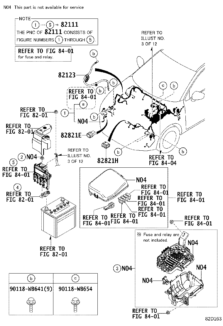 90118-WB708 PROTECTOR, WIRING HARNESS, NO.1 product image