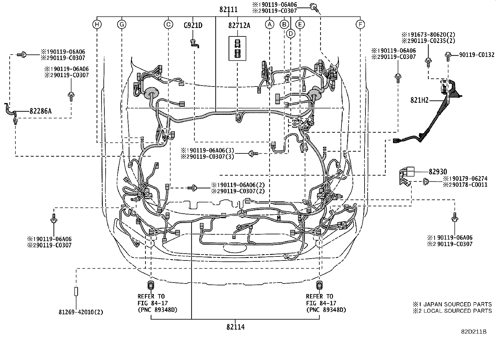 82121-0R332 WIRE, ENGINE product image