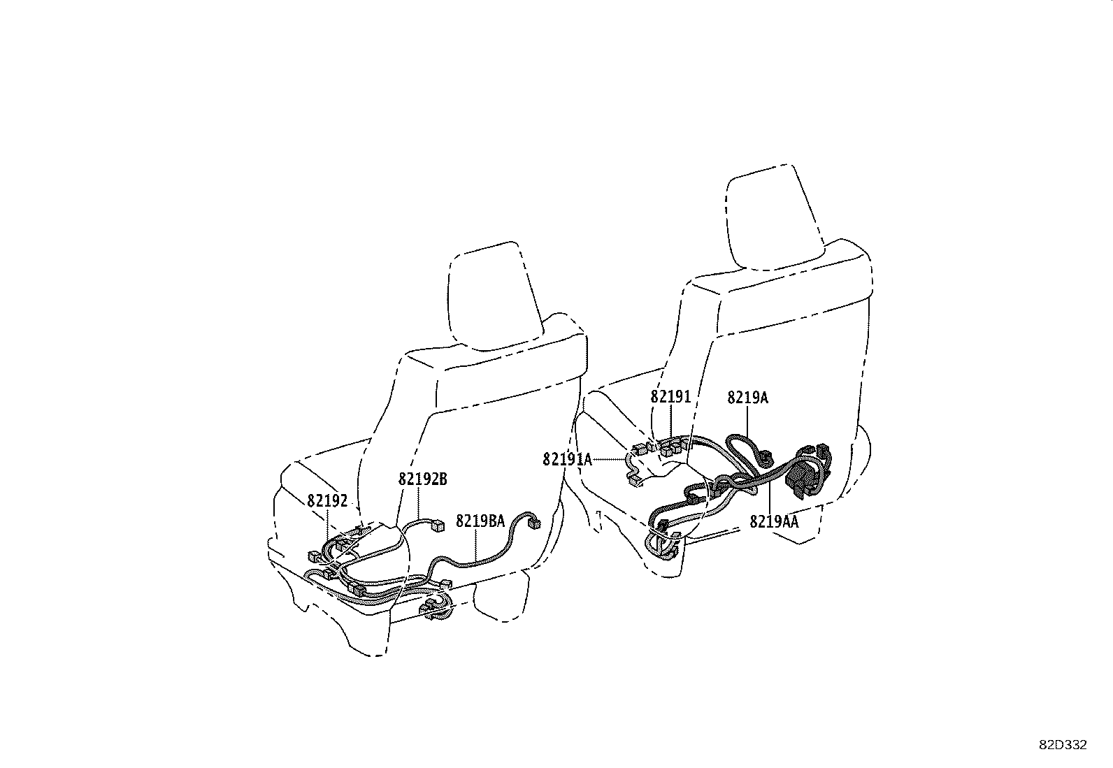 82142-26660 WIRE, INSTRUMENT PANEL, NO.2 product image