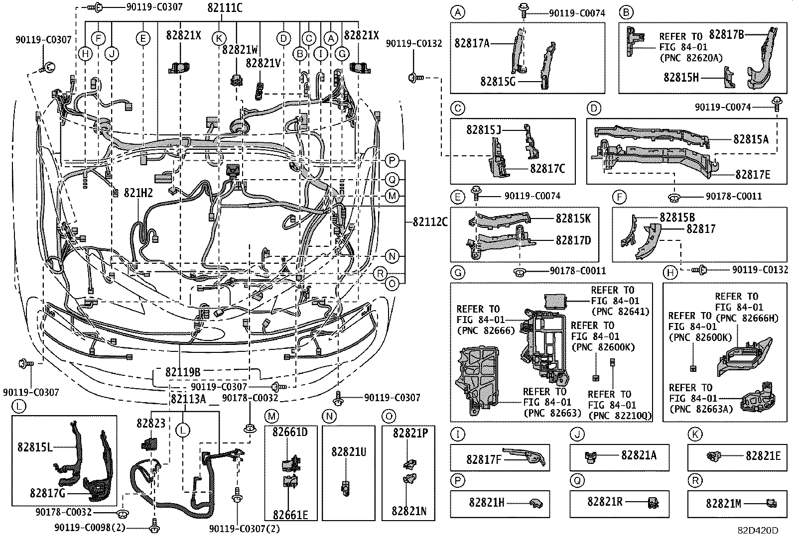 82142-F4160 WIRE, INSTRUMENT PANEL, NO.2 product image