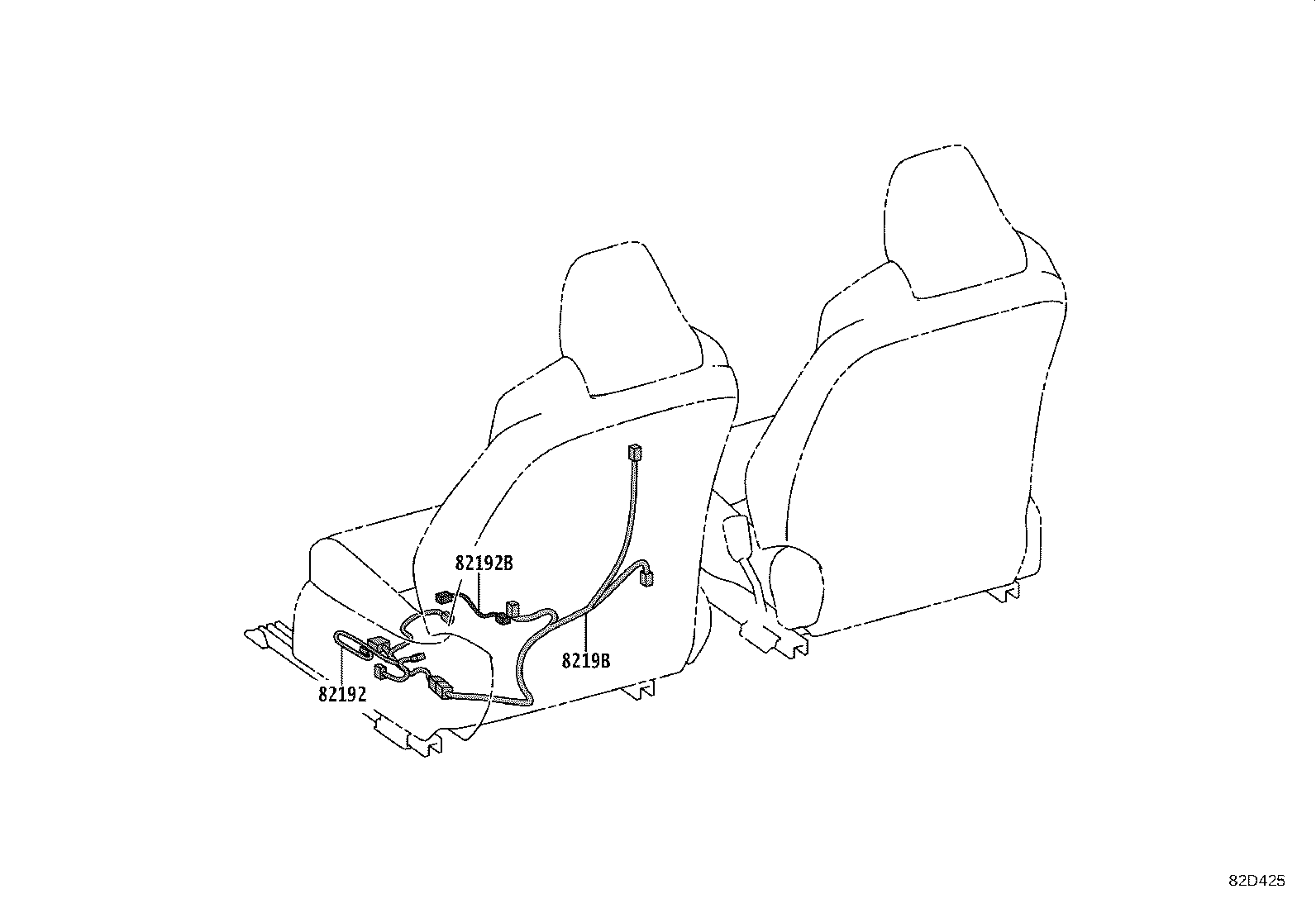 82142-F4160 WIRE, INSTRUMENT PANEL, NO.2 product image