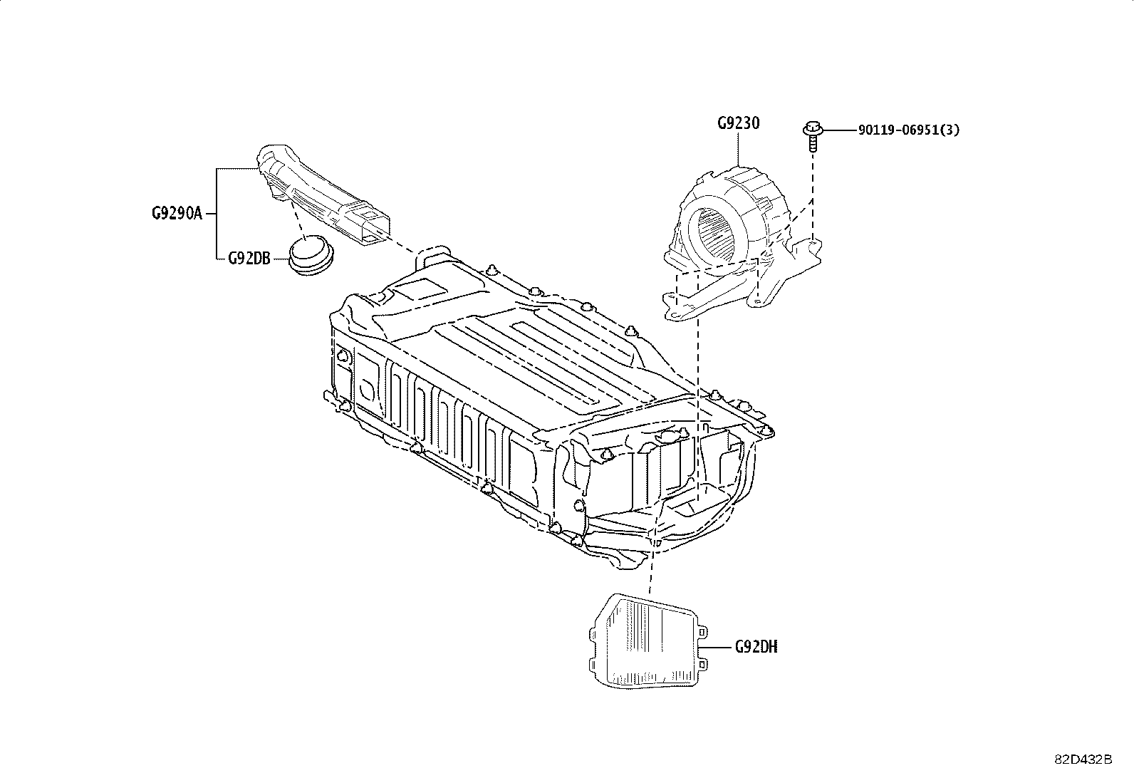 G9510-52083 BATTERY ASSY, HV SUPPLY product image