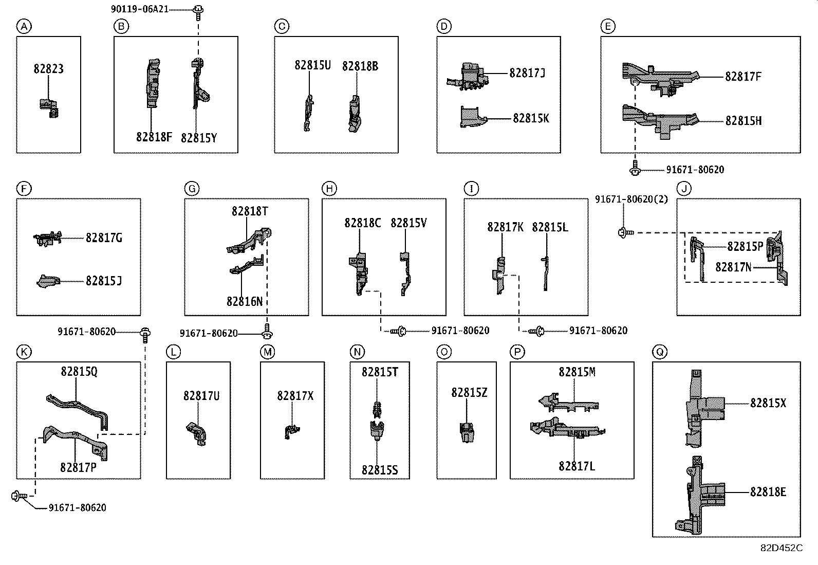 82114-52060 WIRE, ENGINE ROOM, NO.4 product image