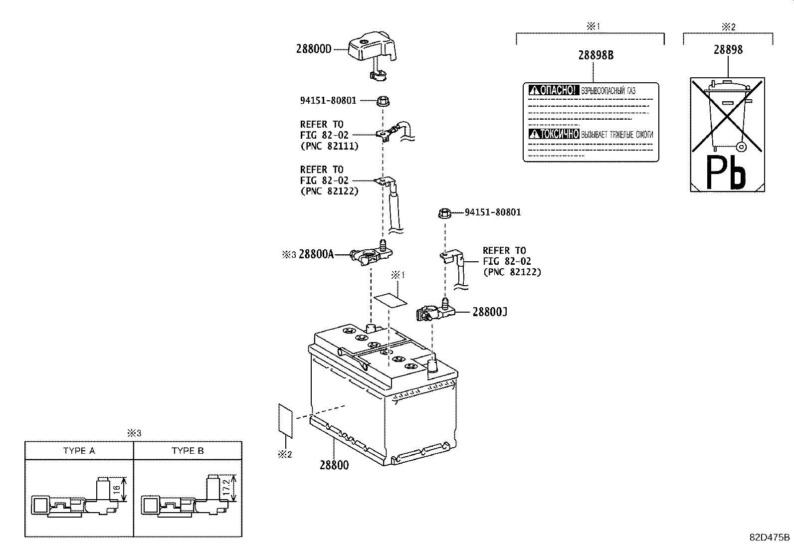 28898-0L010 PLATE, BATTERY product image