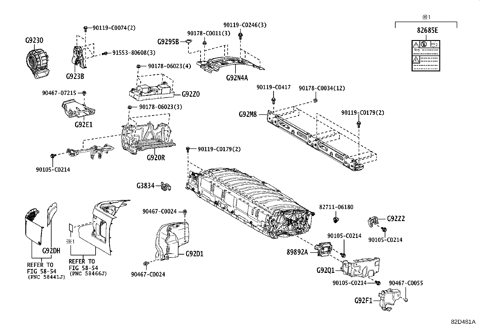 28899-F0060 INSULATOR, BATTERY product image
