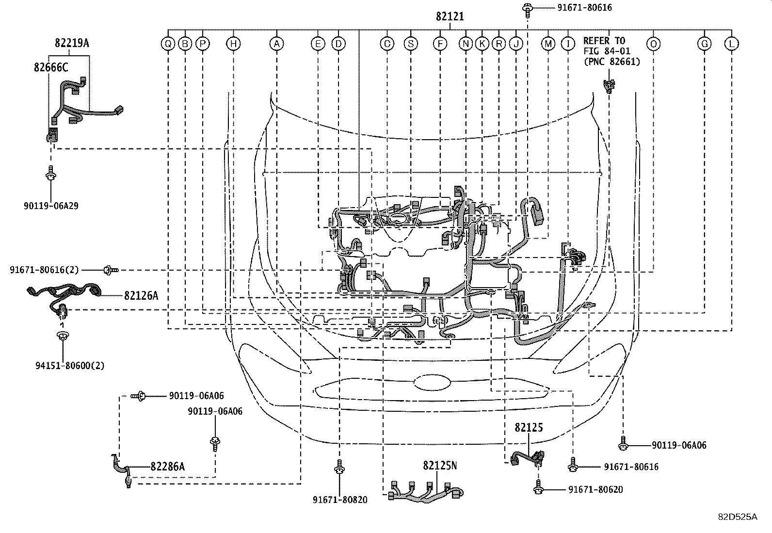 82142-42150 WIRE, INSTRUMENT PANEL, NO.2 product image