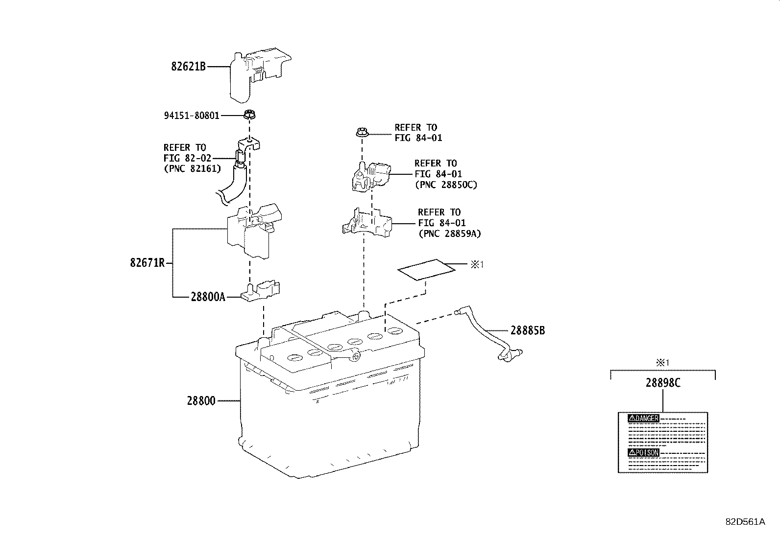Toyota 89890-42074 COMPUTER ASSY, BATTERY