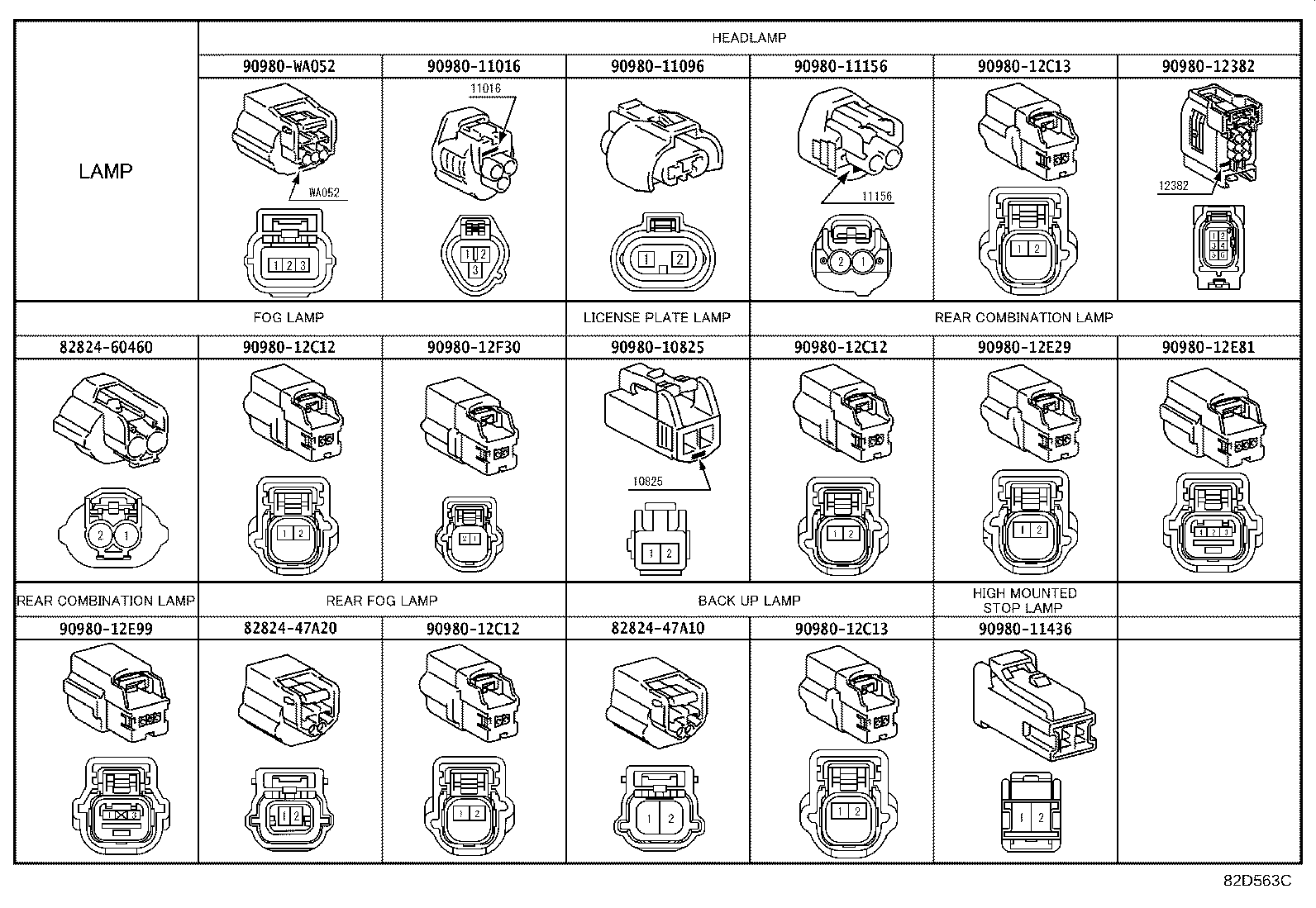 82114-52060 WIRE, ENGINE ROOM, NO.4 product image