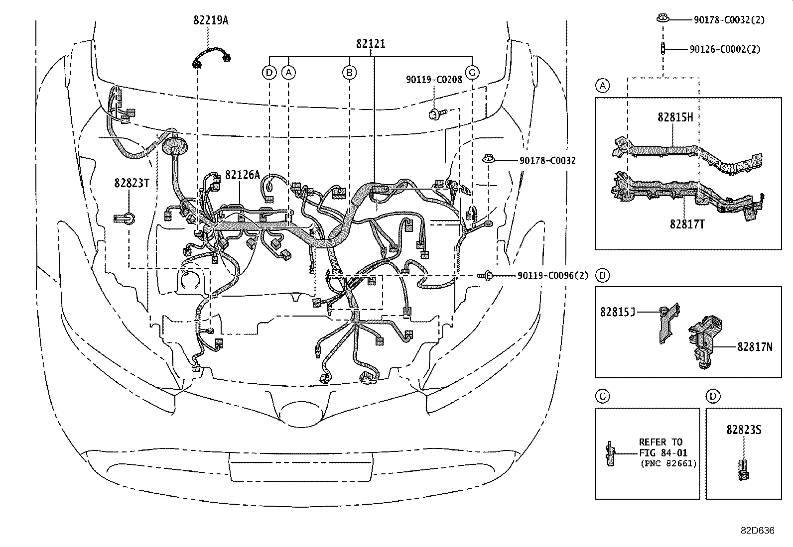 82121-0DN60 WIRE, ENGINE product image