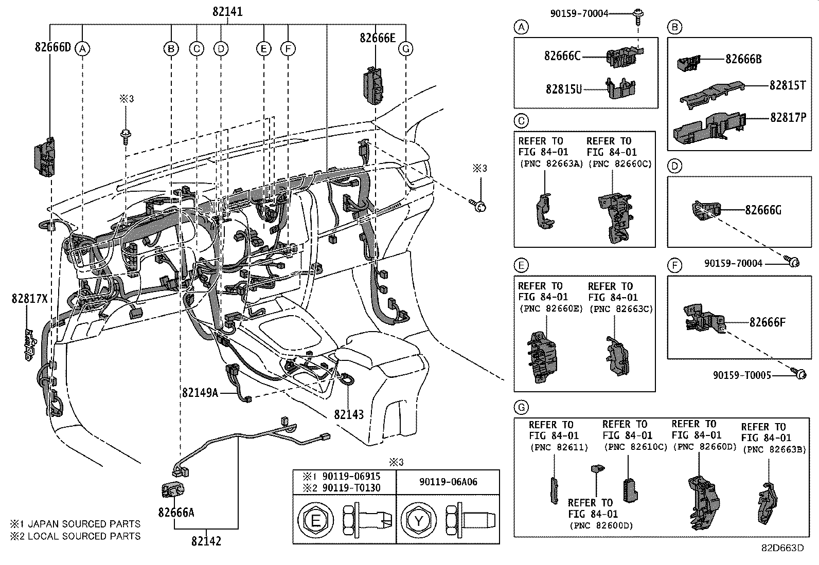 82817-0K520 PROTECTOR, WIRING HARNESS, NO.2 product image