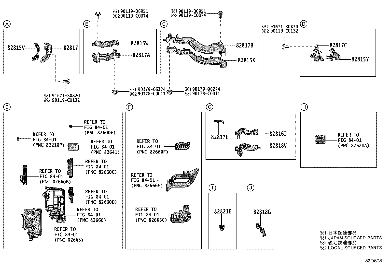 82140-02520 WIRE, INSTRUMENT PANEL, NO.2 product image